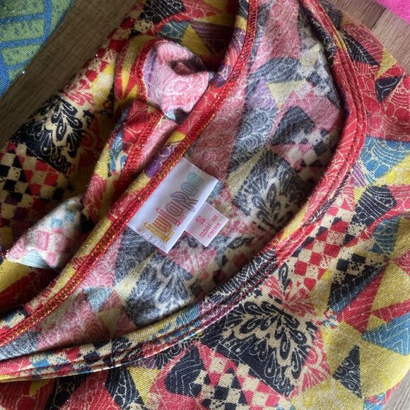 Lot 5 LuLaRoe Women's Size Small Irma Tunics Hi-Low T-Shirts Assorted Patterns - Picture 3 of 6